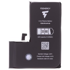 Аккумулятор для Apple iPhone 14 Pro (F5ENERGY) (усиленный) (3380 мАч) (SPECIAL EDITION) (с верификацией) + двухсторонний скотч