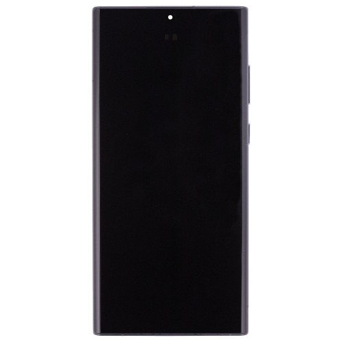 Дисплей для Samsung S908 Galaxy S22 Ultra + тачскрин (черный) (в рамке) (OLED) (Full Size)