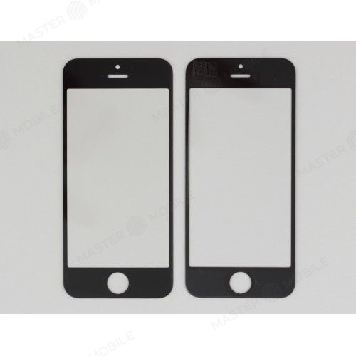 Стекло модуля для Apple iPhone 5 / iPhone 5s (черный)