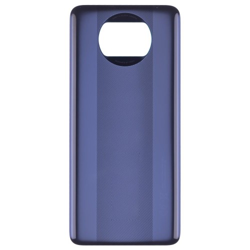 Задняя крышка для Xiaomi Poco X3 / Poco X3 NFC (M2007J20CG) / Poco X3 Pro (M2102J20SG) (черный) (ORIG100)