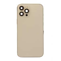 Корпус для Apple iPhone 12 Pro Max (золотистый) (в сборе) (ORIG100) (Снятый) (возможен дефект ЛКП)