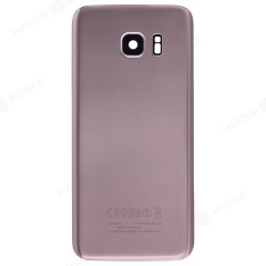 Задняя крышка для Samsung G935 Galaxy S7 Edge (розовый) (в сборе со стеклом камеры)