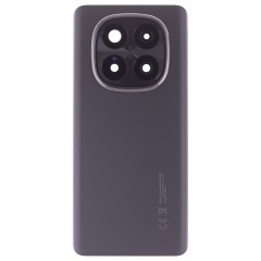 Задняя крышка для Xiaomi Redmi Note 14 Pro+ 5G (24115RA8EG) (черный) (в сборе со стеклом камеры) (ORIG100)