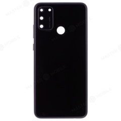 Задняя крышка для Huawei Honor 9A (MOA-LX9N) (черный) (в сборе со стеклом камеры)