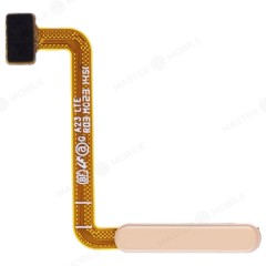 Шлейф для Samsung A235 Galaxy A23 с комп. + сканер отпечатка пальца (кнопка включения) (оранжевый)