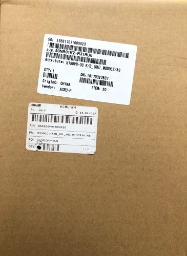 Материнская плата, mb, для ASUS X550CC Rev: 2.0 , i5-3337U, GT720M V2G, 4GB