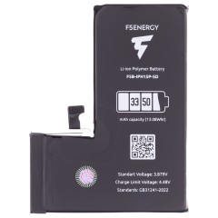 Аккумулятор для Apple iPhone 15 Pro (F5ENERGY) (усиленный) (3350 мАч) (SPECIAL EDITION) (с верификацией) + двухсторонний скотч