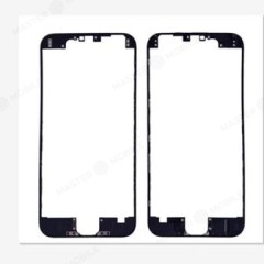 Стекло модуля для Apple iPhone 6 (черный) (в рамке)