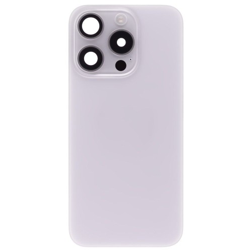 Задняя крышка для Apple iPhone 15 Pro (белый) (в сборе) (ORIG100) (Снятый) (возможен дефект ЛКП)