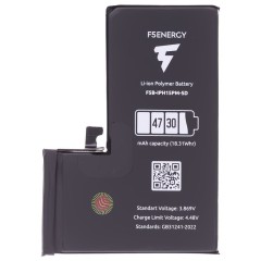 Аккумулятор для Apple iPhone 15 Pro Max (F5ENERGY) (усиленный) (4730 мАч) (SPECIAL EDITION) (с верификацией) + двухсторонний скотч