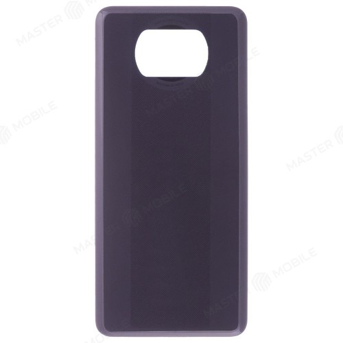 Задняя крышка для Xiaomi Poco X3 / Poco X3 NFC (M2007J20CG) / Poco X3 Pro (M2102J20SG) (серый)
