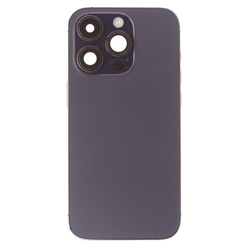 Корпус для Apple iPhone 14 Pro (фиолетовый) (eSIM / US Version) (в сборе) (ORIG100) (Снятый) (возможен дефект ЛКП)