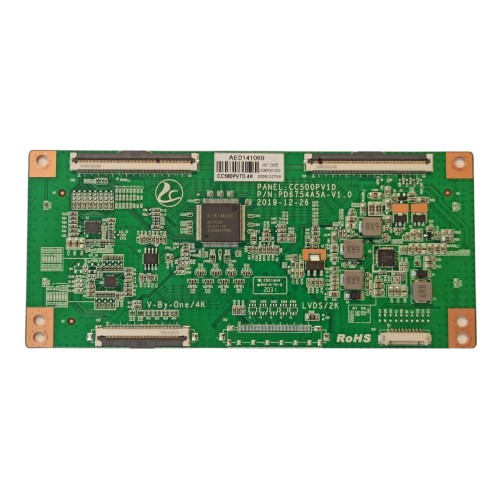 Плата T-Con CC580PV7D.4K PD6754A5A-V1.0 CC500PV1D, для телевизора Skyline 58U7510