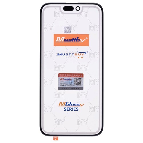 Стекло модуля для Apple iPhone 16 Plus + OCA (Musttby)