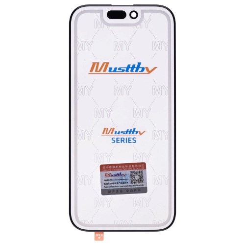 Стекло модуля для Apple iPhone 16 Pro + OCA (Musttby)