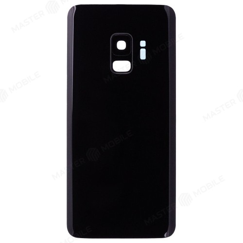 Задняя крышка для Samsung G960 Galaxy S9 (черный) (в сборе со стеклом камеры)