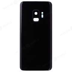 Задняя крышка для Samsung G960 Galaxy S9 (черный) (в сборе со стеклом камеры)