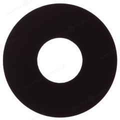 Стекло задней камеры для Xiaomi 12 (2201123G) / 12X (2112123AG) (без рамки) (черный)
