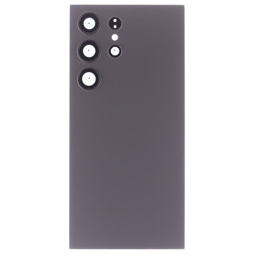 Задняя крышка для Samsung S928 Galaxy S24 Ultra (серый) (в сборе со стеклом камеры) (ORIG100)
