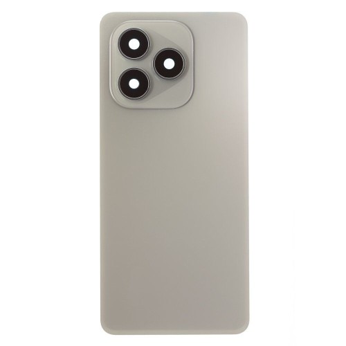 Задняя крышка для Huawei Honor X8d (LNA-LX2) (серебристый) (в сборе со стеклом камеры)