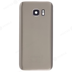 Задняя крышка для Samsung G930 Galaxy S7 (золотистый) (в сборе со стеклом камеры)