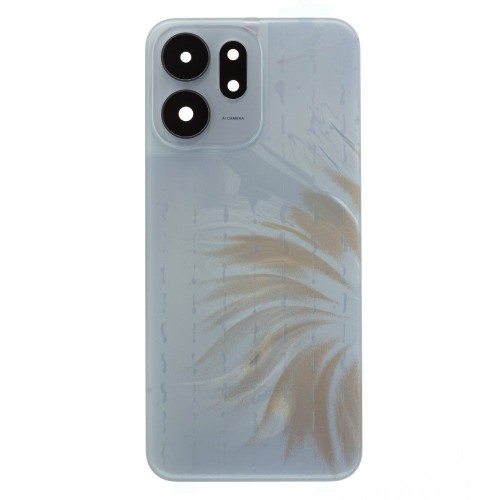 Задняя крышка для OPPO Reno 14F (CPH2743) (голубой) (в сборе со стеклом камеры) (ORIG100)