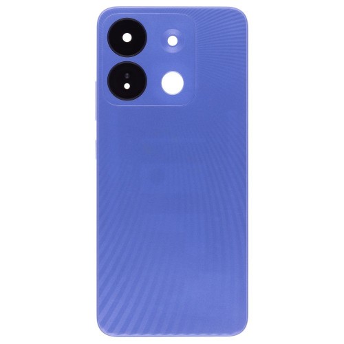 Задняя крышка для Infinix Smart 7 HD (X6516) (синий) (в сборе со стеклом камеры)