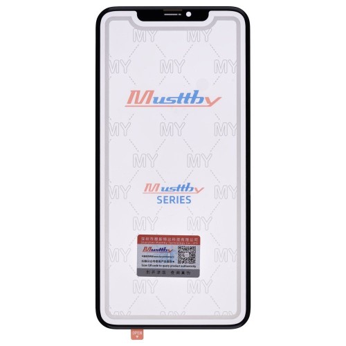 Стекло модуля для Apple iPhone Xs Max + OCA (Musttby)