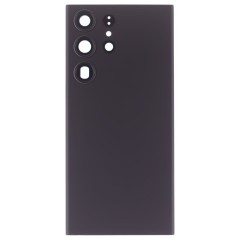 Задняя крышка для Samsung S918 Galaxy S23 Ultra (черный) (в сборе со стеклом камеры) (ORIG100)