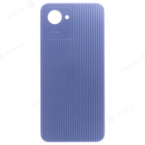 Задняя крышка для Realme C30 (RMX3581) (голубой)
