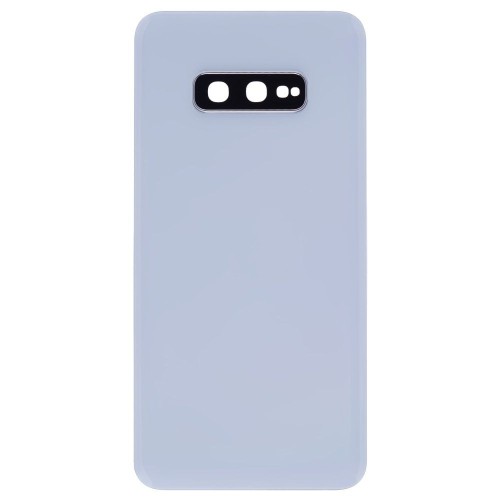 Задняя крышка для Samsung G970 Galaxy S10e (белый) (в сборе со стеклом камеры)