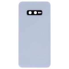 Задняя крышка для Samsung G970 Galaxy S10e (белый) (в сборе со стеклом камеры)