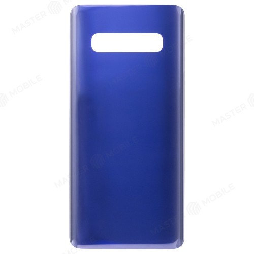 Задняя крышка для Samsung G975 Galaxy S10+ (синий)