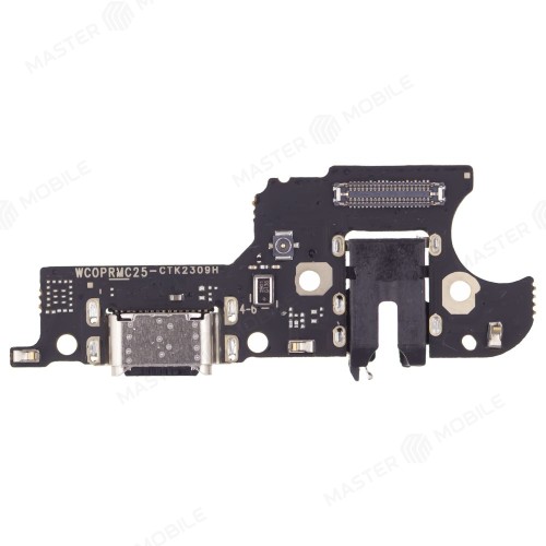 Нижняя плата для Realme C25 (RMX3191) / C25S (RMX3195) / Narzo 50A (RMX3430) с комп. + разъем зарядки + микрофон
