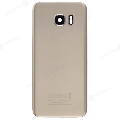 Задняя крышка для Samsung G935 Galaxy S7 Edge (золотистый) (в сборе со стеклом камеры)