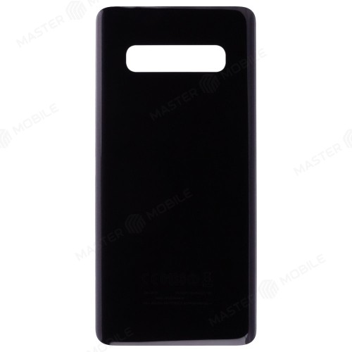 Задняя крышка для Samsung G975 Galaxy S10+ (черный)