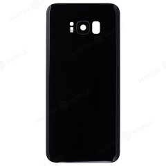 Задняя крышка для Samsung G955 Galaxy S8+ (черный) (в сборе со стеклом камеры)