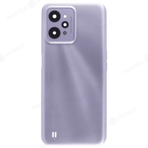 Задняя крышка для Realme C31 (RMX3501) (серебристый) (в сборе со стеклом камеры)