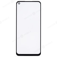 Стекло модуля для Realme 6 (RMX2001) / 8 5G (RMX3241) + OCA (черный)