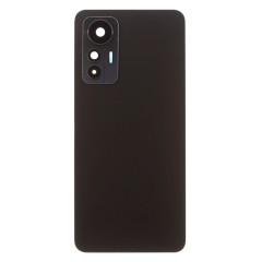 Задняя крышка для Xiaomi 12 Lite (2203129G) (черный) (в сборе со стеклом камеры)