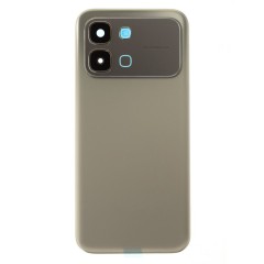 Задняя крышка для Infinix Note Edge (X6887) (серый) (в сборе со стеклом камеры)