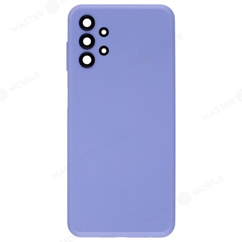 Задняя крышка для Samsung A135 Galaxy A13 (голубой) (в сборе со стеклом камеры)