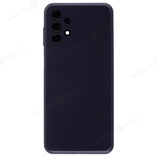 Задняя крышка для Samsung A135 Galaxy A13 (черный) (в сборе со стеклом камеры)