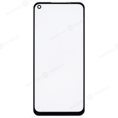 Стекло модуля для Realme 6s (RMX2002) + OCA (черный)