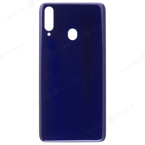 Задняя крышка для Samsung A207 Galaxy A20s (синий)