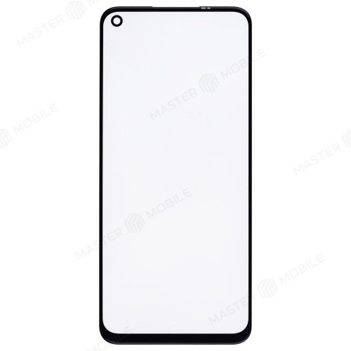 Стекло модуля для Realme 7 4G (RMX2155) + OCA (черный)