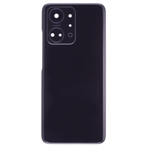 Задняя крышка для Huawei Honor X7a (RKY-LX1) (черный) (в сборе со стеклом камеры)