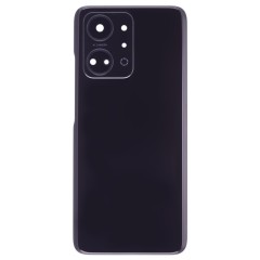 Задняя крышка для Huawei Honor X7a (RKY-LX1) (черный) (в сборе со стеклом камеры)