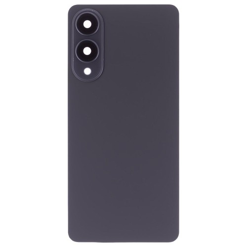 Задняя крышка для Samsung S937 Galaxy S25 Edge (черный) (в сборе со стеклом камеры)