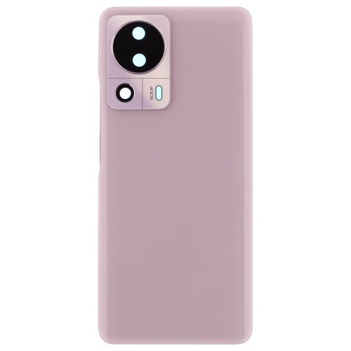 Задняя крышка для Xiaomi 13 Lite (2210129SG) (розовый) (в сборе со стеклом камеры)